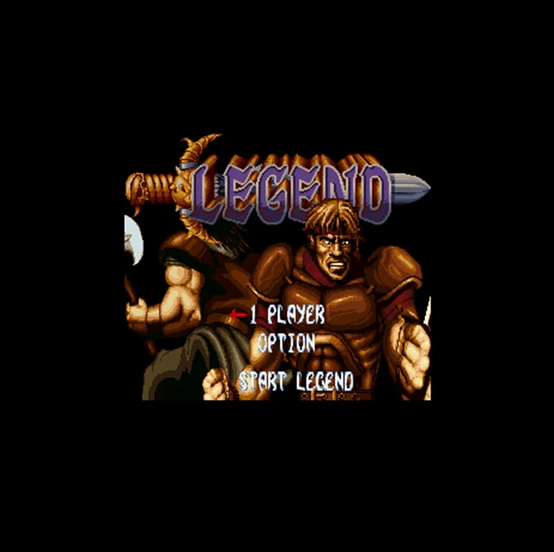 Легенда 16 бит большая серая игровая карта для NTSC игрока Прямая