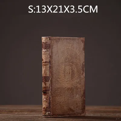 Европейские винтажные книги миниатюры дома поддельные древние книги украшения статуэтки для изучения фотографии реквизит ретро ностальгическая мебель - Цвет: Style 1