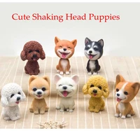 nodding dog car shake head dog dolls dashboard car decoration accessories auto shaking head toy for automobile decor car styling