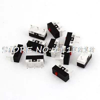 10 шт. DC 30V 0.05A 1NO + 1NC кнопка включения-выключения SPDT микро-переключатели KW10
