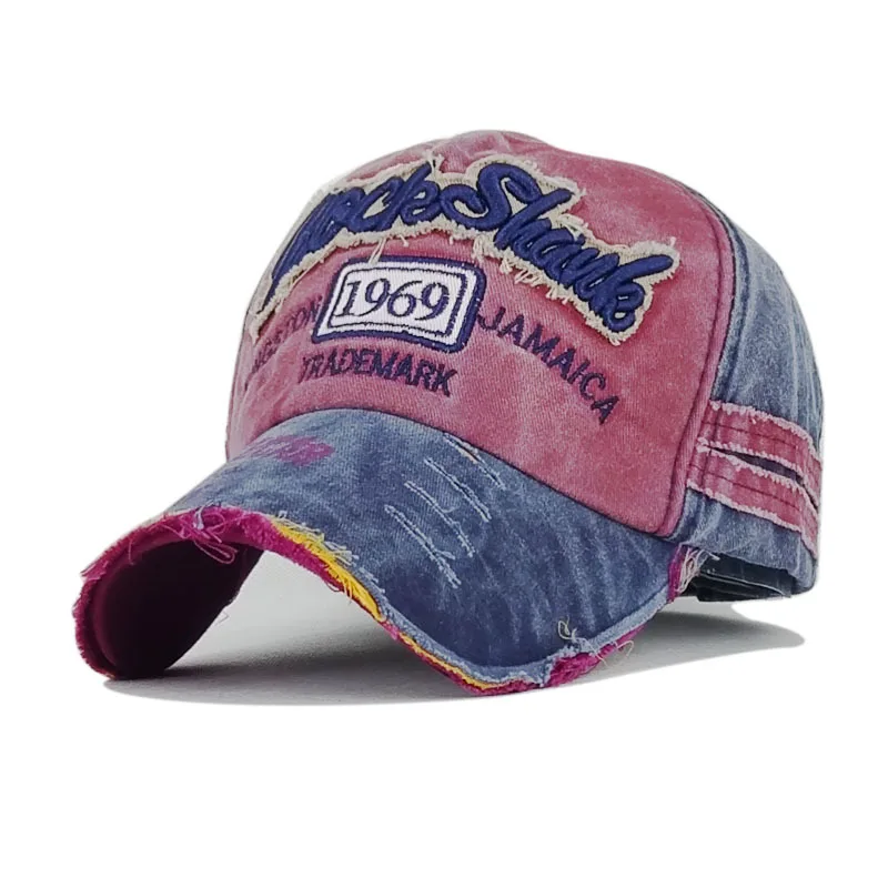 2018 Ретро помытая бейсболка подходящая Snapback шляпа для мужчин и женщин