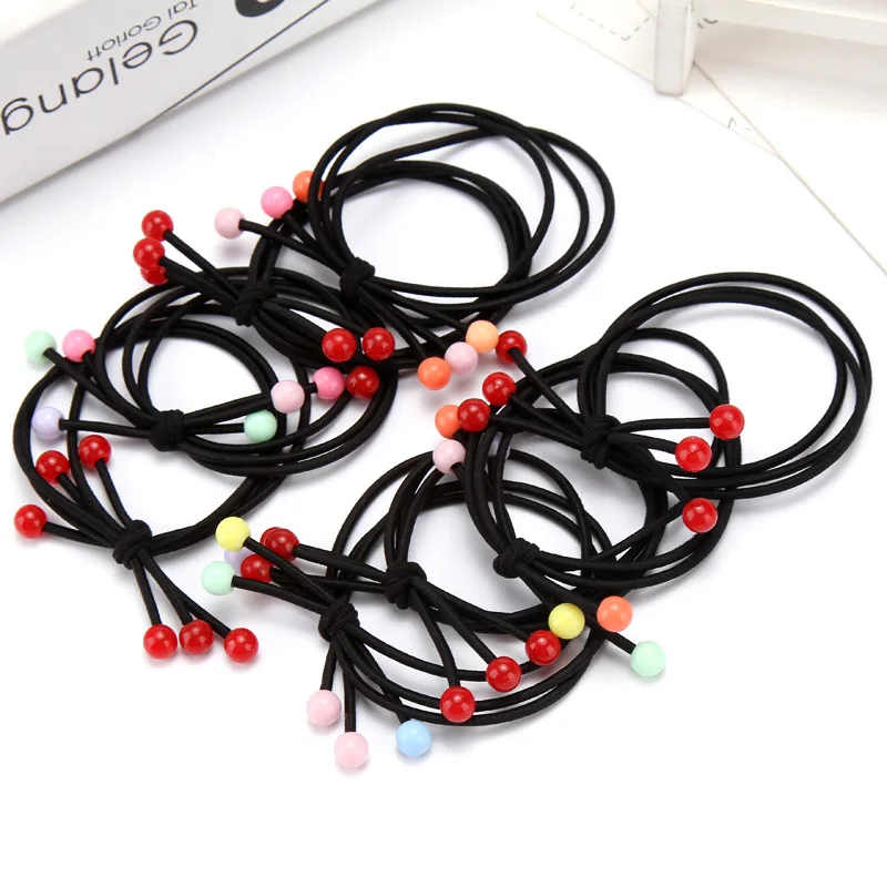 Женский головной убор высококачественные резинки вишня Бант эластичные для