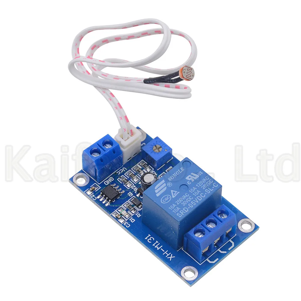 XH M131 DC 5V 12V 10A светильник Управление переключатель реле фоторезистора модуль