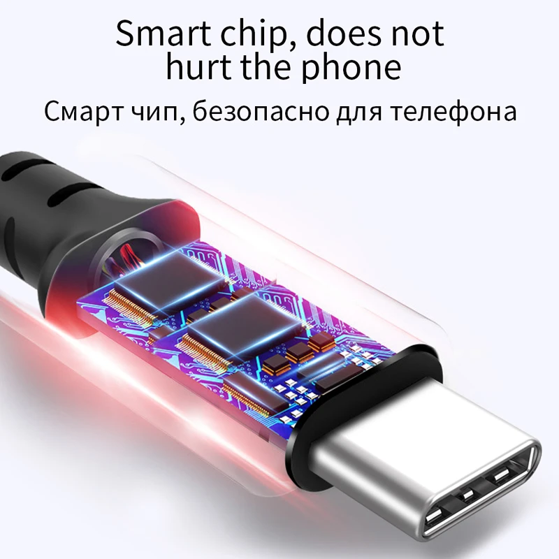 НОСО нейлон Type C Кабель 2A быстрая зарядки usb type-c кабель для samsung S8 S9 xiaomi mi 8 6 5 a1 usb-c tipe