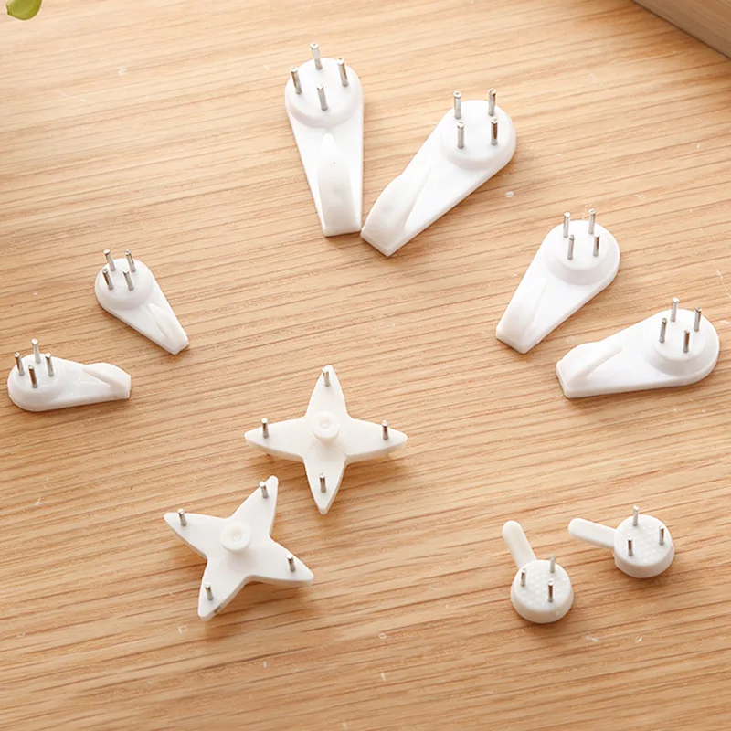 10 шт. Настенные Пластиковые Крючки для хранения фотографий зеркальные гаджеты