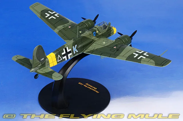 

IXO 1:72 WWII German Henschel Hs 129 aircraft eastern front alloy finished model FM