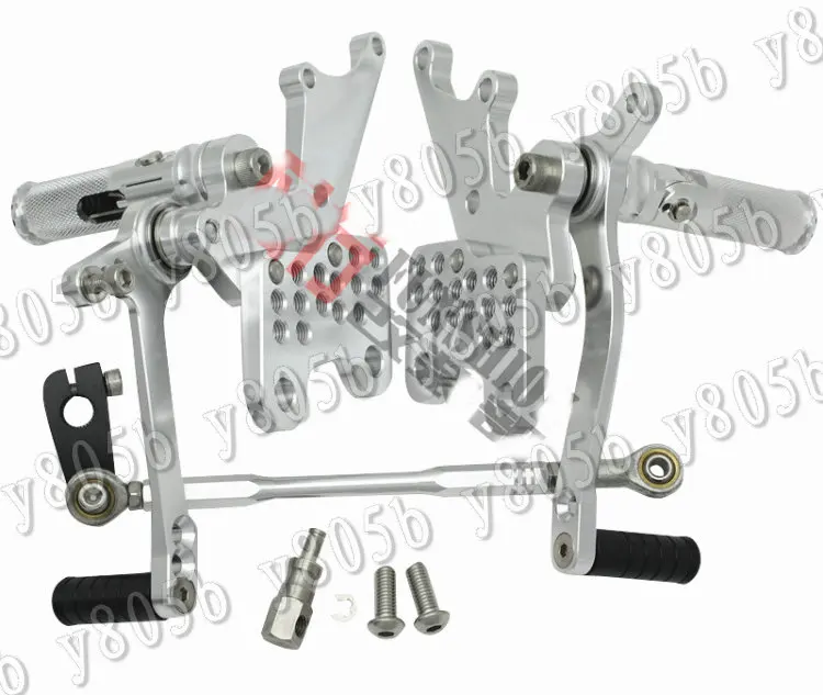 Черный CNC мотоцикл Rearset подножки для ног Набор KAWASAKI ZX-14R ZZR 1400 ZX 14R | Автомобили и