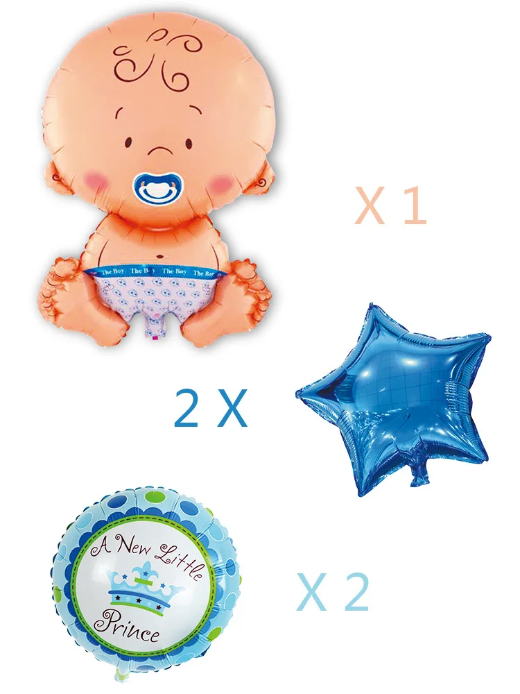 5 шт./компл. Голубые "Это мальчик" и розовые "Это девочка" милые украшения шары для вечеринки по случаю рождения ребенка и Нового года.