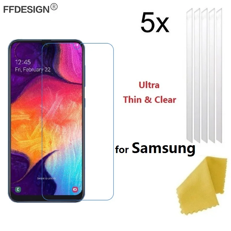5x Защитная пленка для экрана для samsung Galaxy A50 A30 A40 A10 A20 A60 A70 A80 M10 M20(не стекло) Защитная пленка для экрана