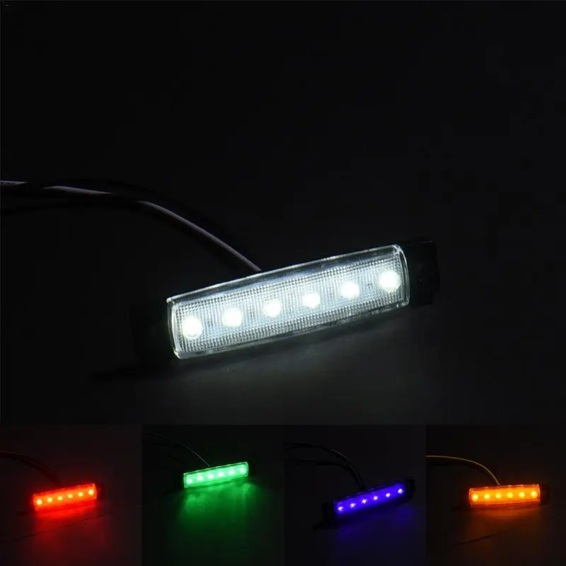 Лучшее качество 12В 24В 6 LED Красный Синий Янтарный Клиренс автомобильный Грузовик