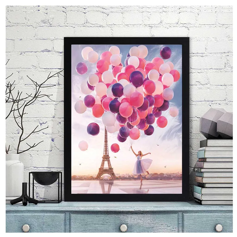 Сделай Сам Алмазная вышивка яркий цветок 5D алмазная картина современный крестом