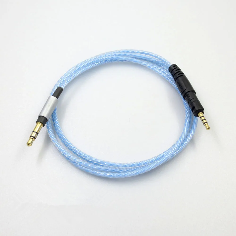 Обновленный посеребренный HIFI кабель для аудио Technica ATH-M50x ATH-M40x DJ hd518 hd558 hd598