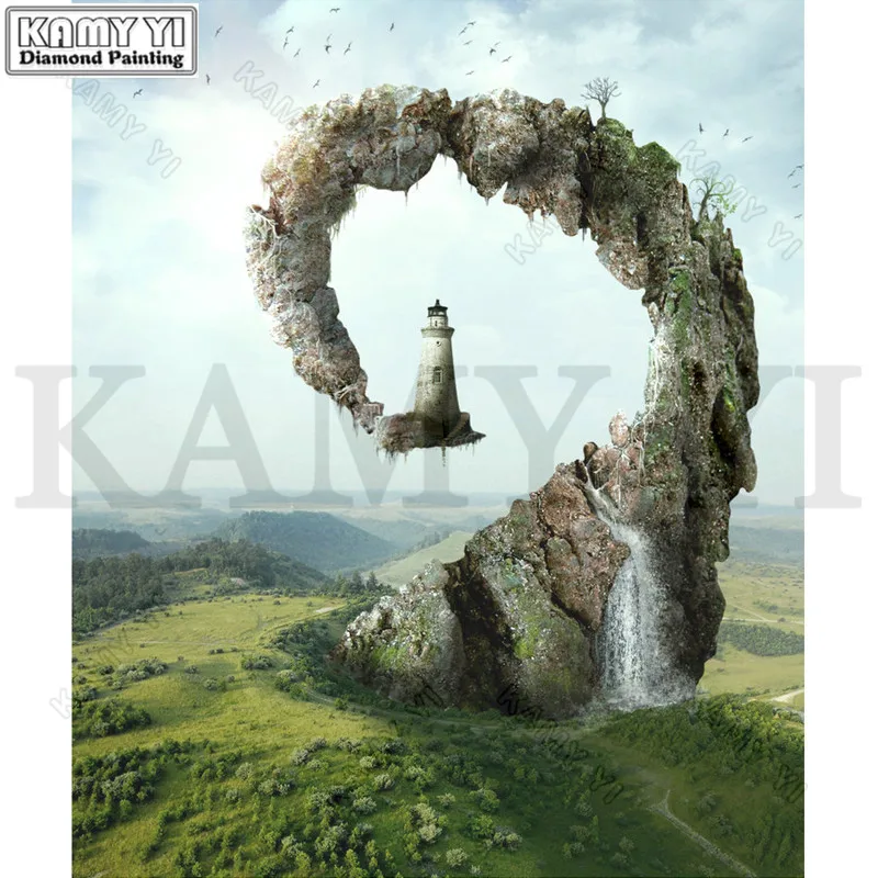 Алмазная вышивка 5D DIY алмазная живопись крестом Волшебный камень в форме