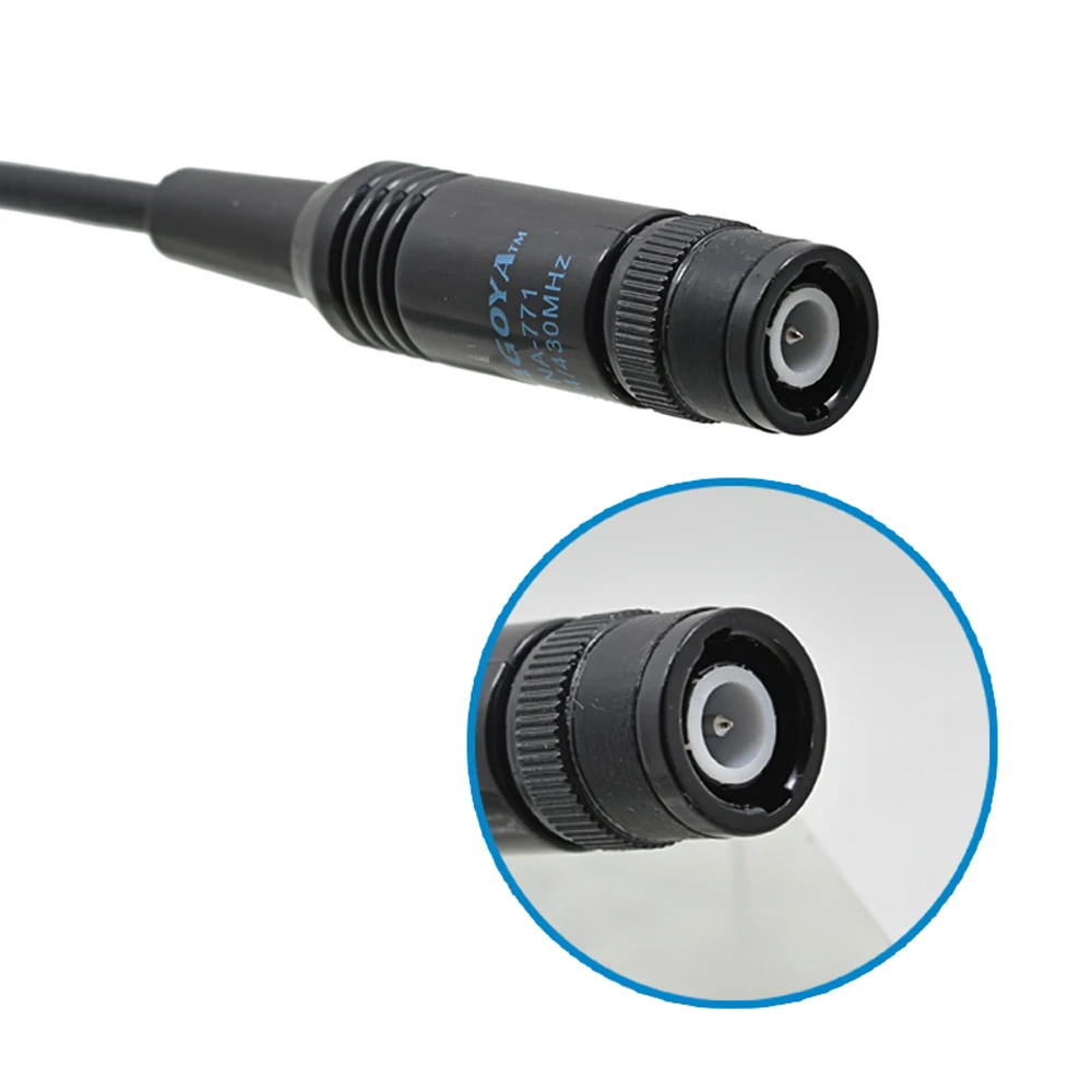 NA-771 BNC гибкая антенна двухдиапазонная VHF/UHF 144/430MHz для Tk100 Tk200 Tk308 Ic-v8 Ic-v80 Ic-v82 Icom