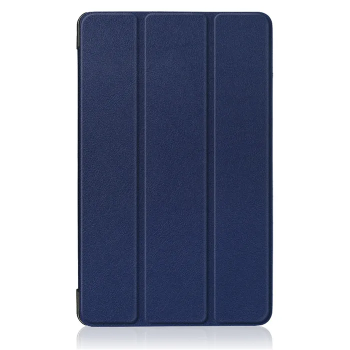 Чехол-подставка из искусственной кожи для Xiao mi pad 4 Plus mi Pad 4 Plus 10,1 дюймов планшет+ 2 шт. Защитная пленка для экрана в подарок - Цвет: Синий