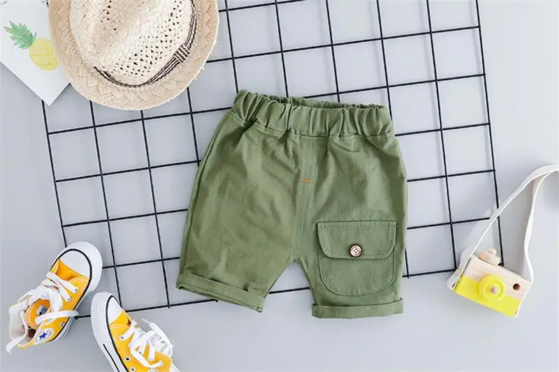 Комплекты летней одежды для маленьких мальчиков и девочек костюмы младенцев