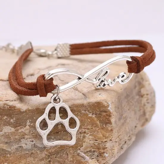 1 шт бесконечно ручная работа Для женщин стильные шармы собачья лапа подвеска