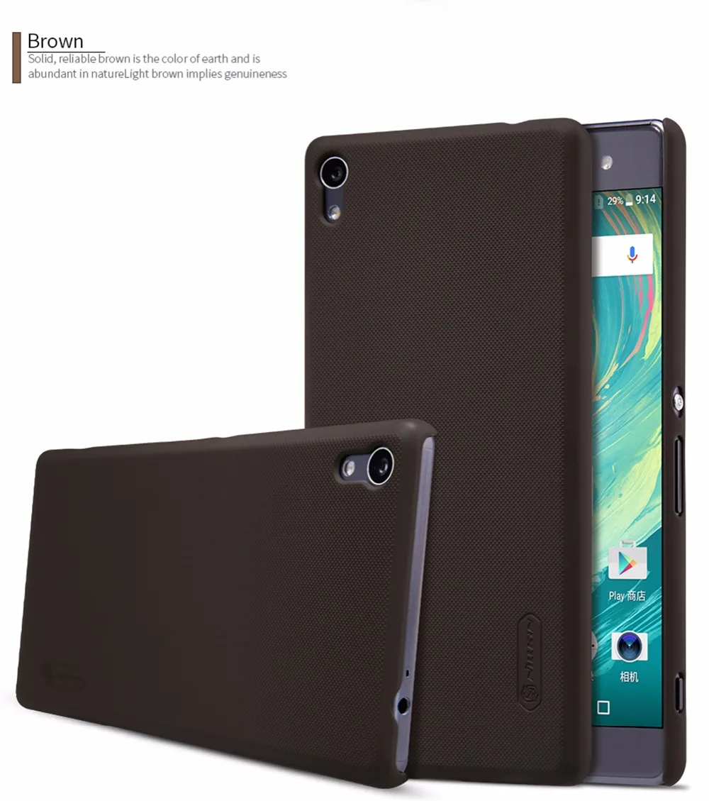 Бесплатная Доставка Nillkin матовый чехол для sony xperia xa ultra случае (6.0 inch) жесткий