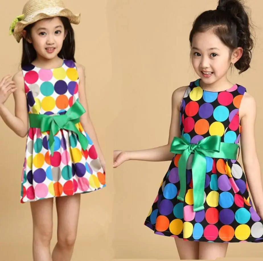Новое поступление летнее платье принцессы для девочек классические цветные