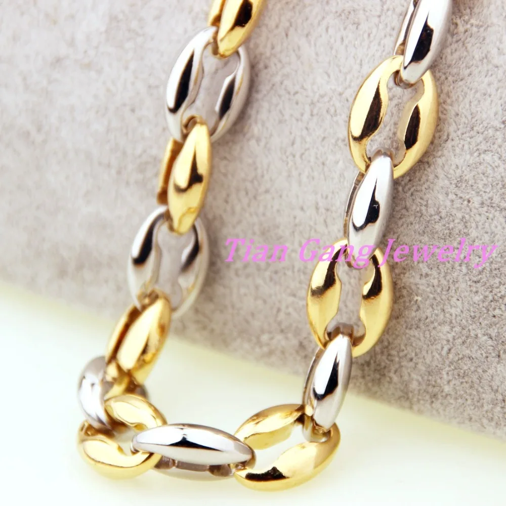 Ожерелье и браслет из нержавеющей стали 316L для мужчин женщин 7-40 дюймов 6 5/7 5/12 мм |