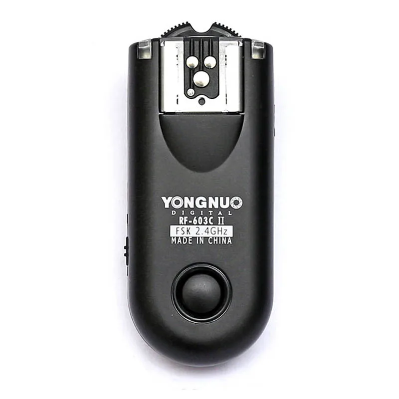 YONGNUO RF 603 II C1 RF603II беспроводной триггер вспышки 2 трансивера для Canon 70D 60D 650D 700D 600D 550D