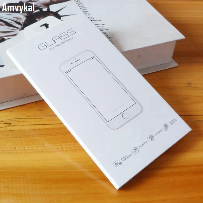 Style 3 Amvykal для iphone XR XS Max Samusng S10e S10 S9 S8 плюс полное покрытие закаленное Стекло Экран протектор Универсальный Розничная посылка коробка - Цвет: Style 3