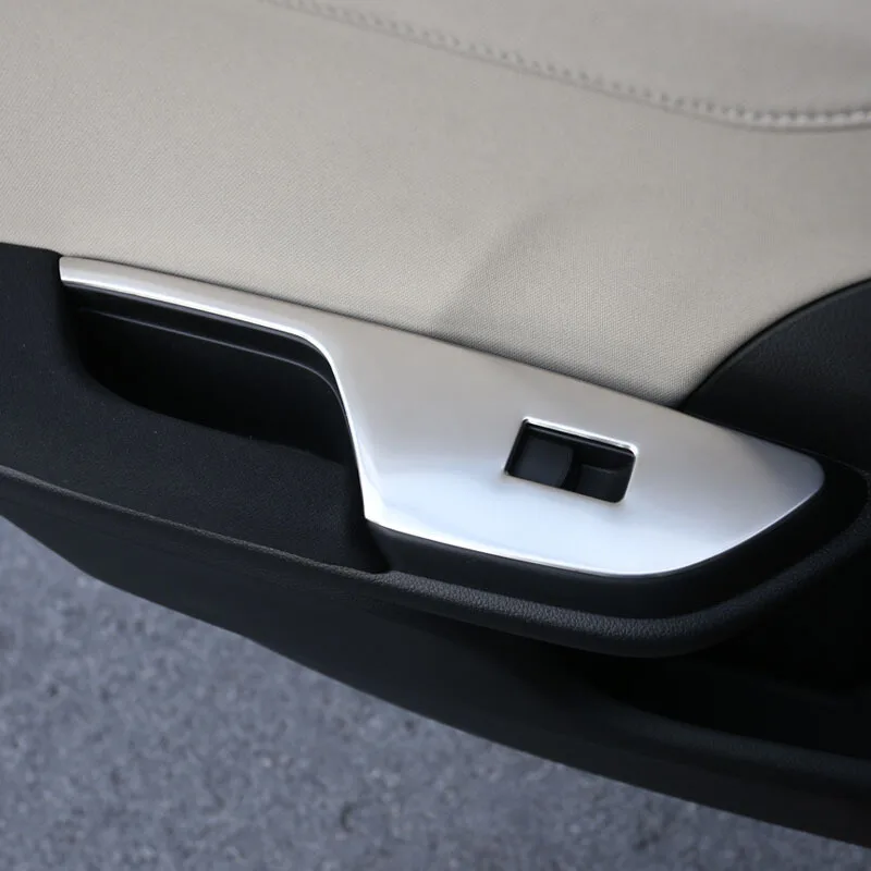 4 шт. панель управления дверью и окном из нержавеющей стали для Honda Civic 10 2016