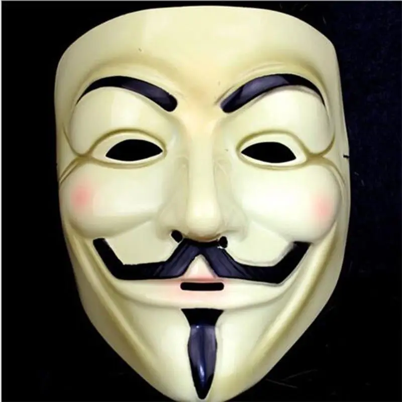 Halloween Mask Party Masks V for Vendetta Anonymous Guy Fawkes Fancy Dress Adult Costume Accessory Cosplay | Дом и сад