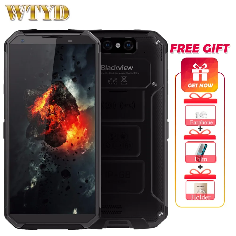 Смартфон Blackview BV9500 4G Android 8 1 4 Гб + 64 ГБ Восьмиядерный процессор двойная задняя
