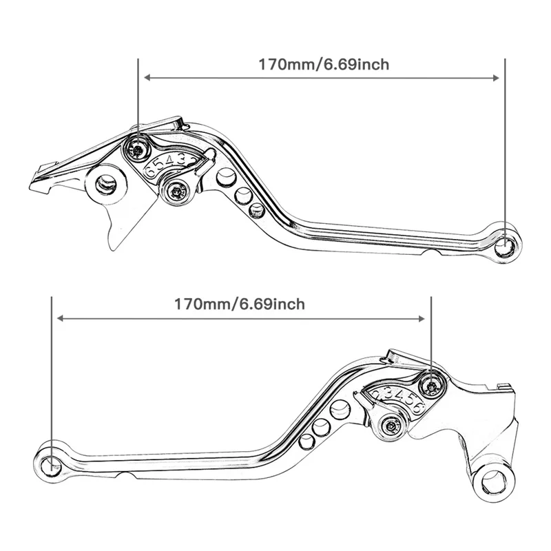 17CM Long Adjustable Brake Clutch Levers For Yamaha FZ07 FZ-07 MT-07 MT07 FZ-09 FZ09 MT-09 MT09 SR FJ09 FJ-09 Tracer 2014-2017 | Автомобили
