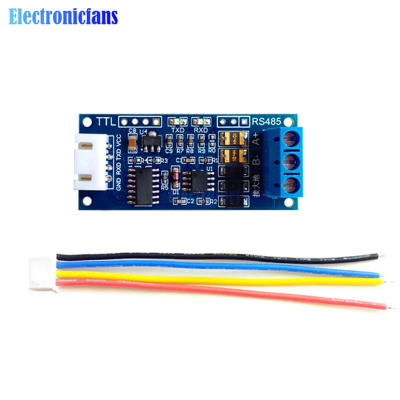 Плата преобразователя источника питания TTL в RS485 3 В 5 плата управления для Arduino AVR