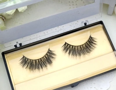 Лучшие продажи высокое качество 100% натуральный крест норковые накладные ресницы