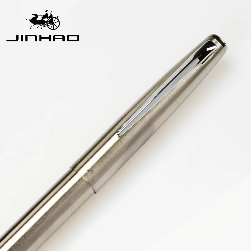 Роскошная Financial 0,38 мм Stylo plume перьевая ручка чернильная ручка перьевая ручка из нержавеющей стали Классический корпус канцелярская ручка stilografica 03829