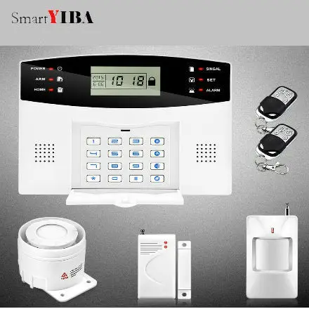 SmartYIBA GPRS SMS Беспроводная система домашней безопасности GSM сигнализация