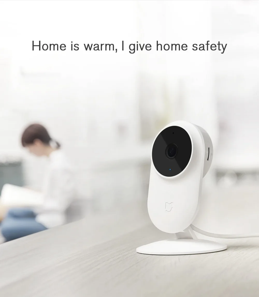 Оригинальная смарт-камера Xiaomi Mijia 1080P 130 градусов 10 м инфракрасное ночное видение AI Обнаружение дуплексный голосовой вызов Wifi управление приложением