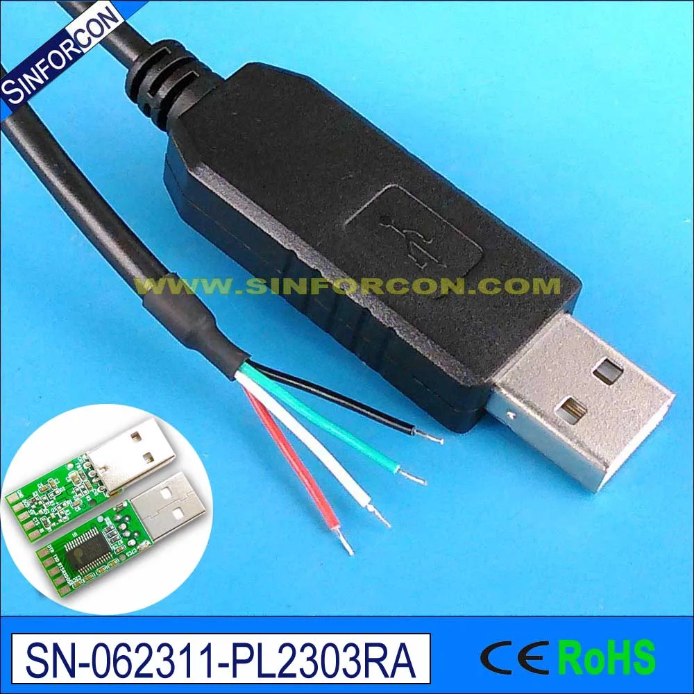 Последовательный кабель Prolific pl2303ra usb rs232c на конец провода PL2303 | Электроника