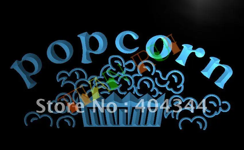 

LB135- Popcorn Snack Cafe Lure NEW LED Neon Light Sign