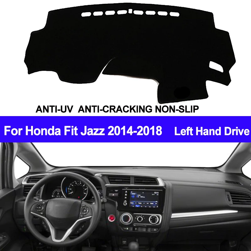 Чехол TAIJS для приборной панели автомобиля Honda Fit Jazz 3th 2014 2015 2016 2017 2018 | Автомобили и