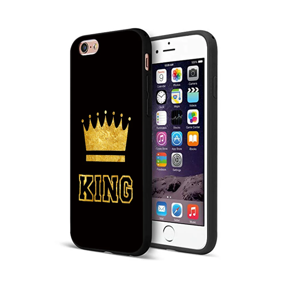 10164 Черный чехол ТПУ для iphone 5 5s se 6 6s 7 8 plus x 10 силиконовый чехол для iphone XR XS 11 pro MAX лучшая мама папа Король Королева друг - Цвет: 10164