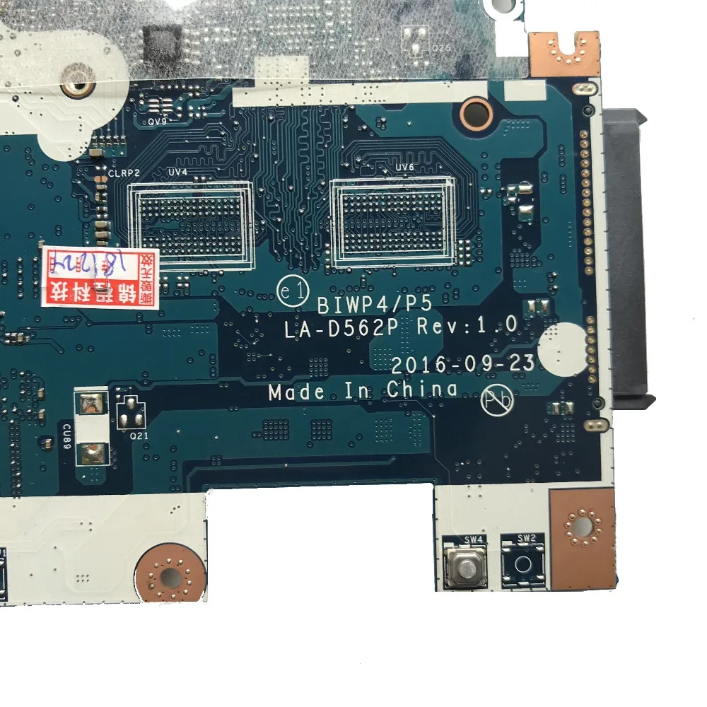 Высокое Качество для LENOVO Ideapad 110 15ISK Материнская плата ноутбука 5B20M41057 с I3 6100U 2 3 ГГц
