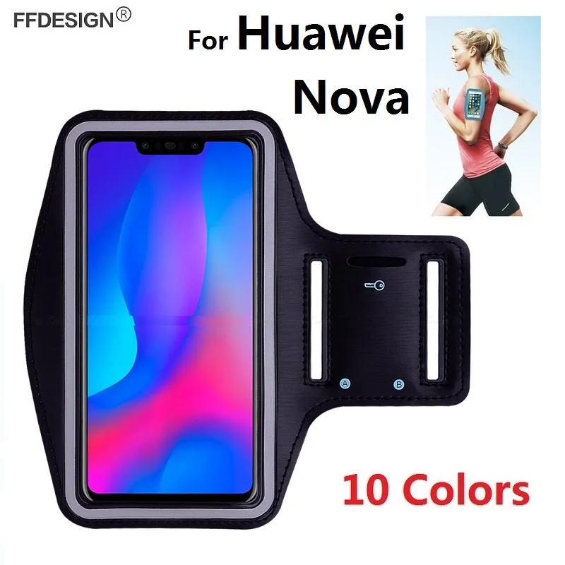 Спортивный браслет на руку для бега чехол телефона Huawei Nova 4 2 Lite Plus 3 3i 3e руку|Сумки
