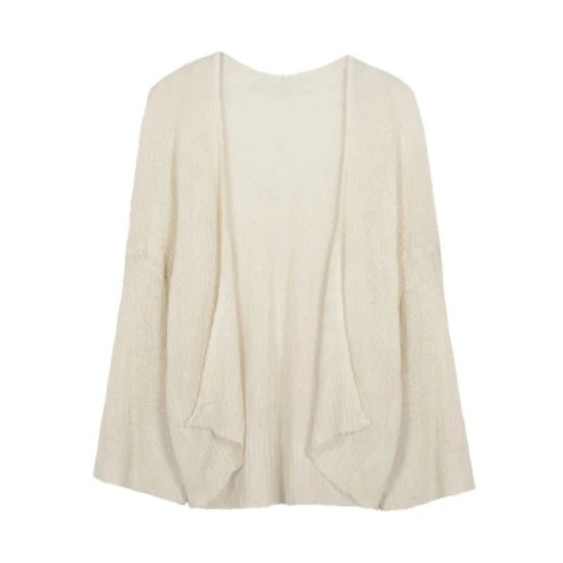 

New Fashion Summer Women Thin Kimono Cardigan Long Sleeve Loose Asymmetric Hem Long Cardigan Free Size Female Open Stitch YZH40