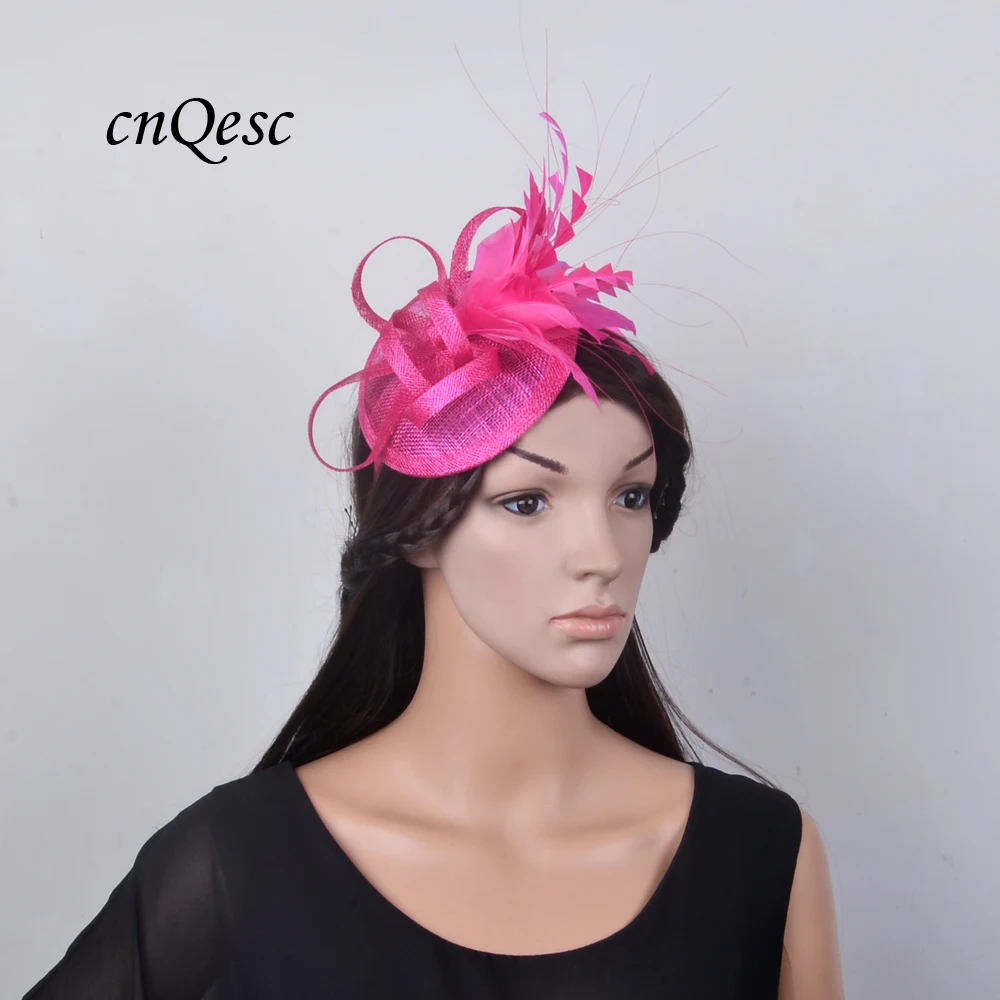 8 цветов перьевая шляпа sinamay Вуалетка для Кубка Мельбурна Гонки аскота Кентукки