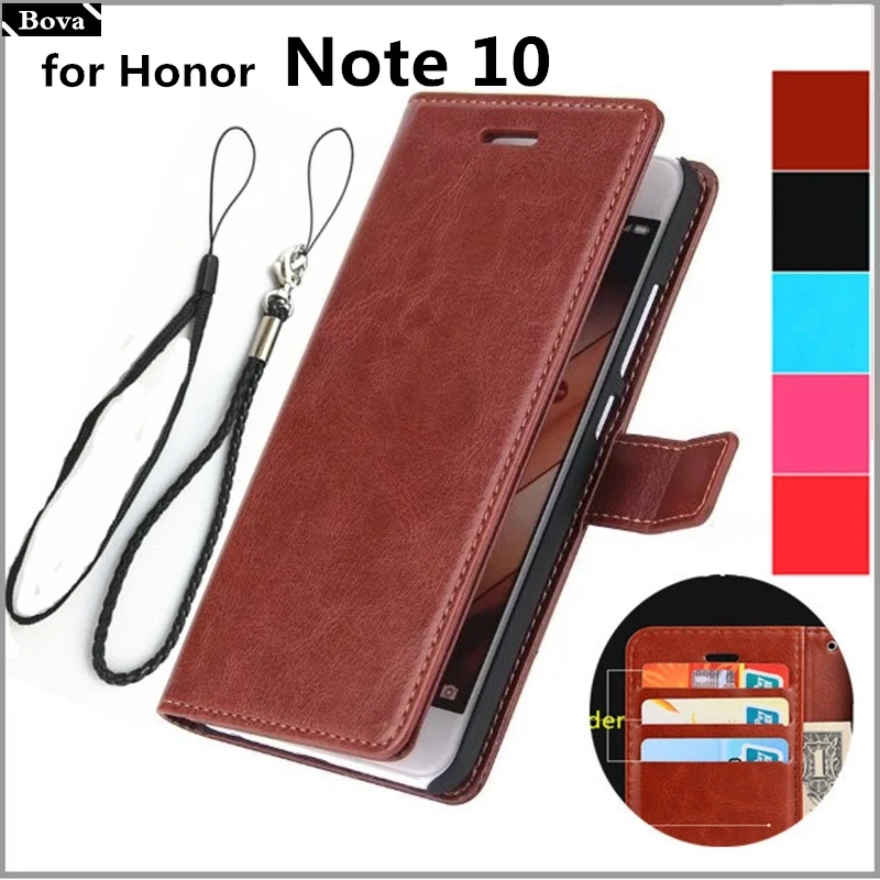 Чехлы для Honor Note 10 держатель карт чехол Huawei (6 95 дюйма) кожаный телефона кошелек