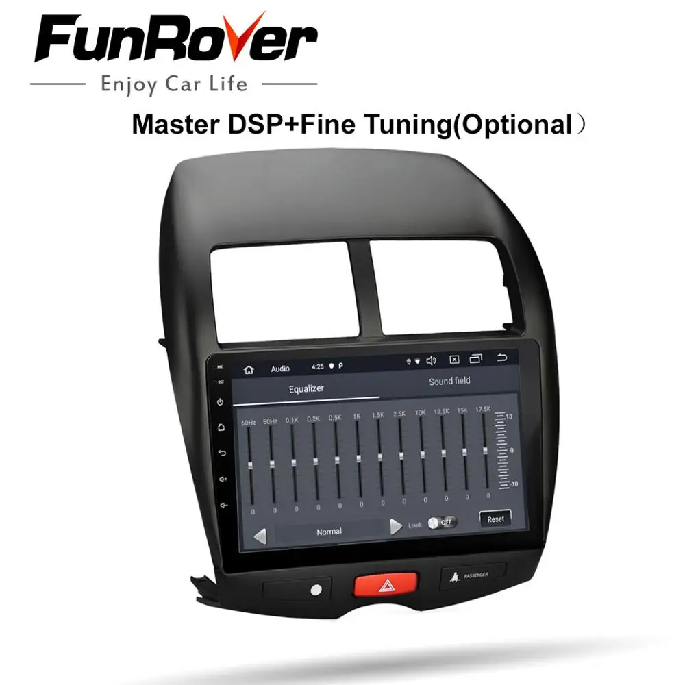 Автомобильный dvd-плеер Funrover головное устройство с gps-навигацией и RDS 2.5D + IPS android 9 0