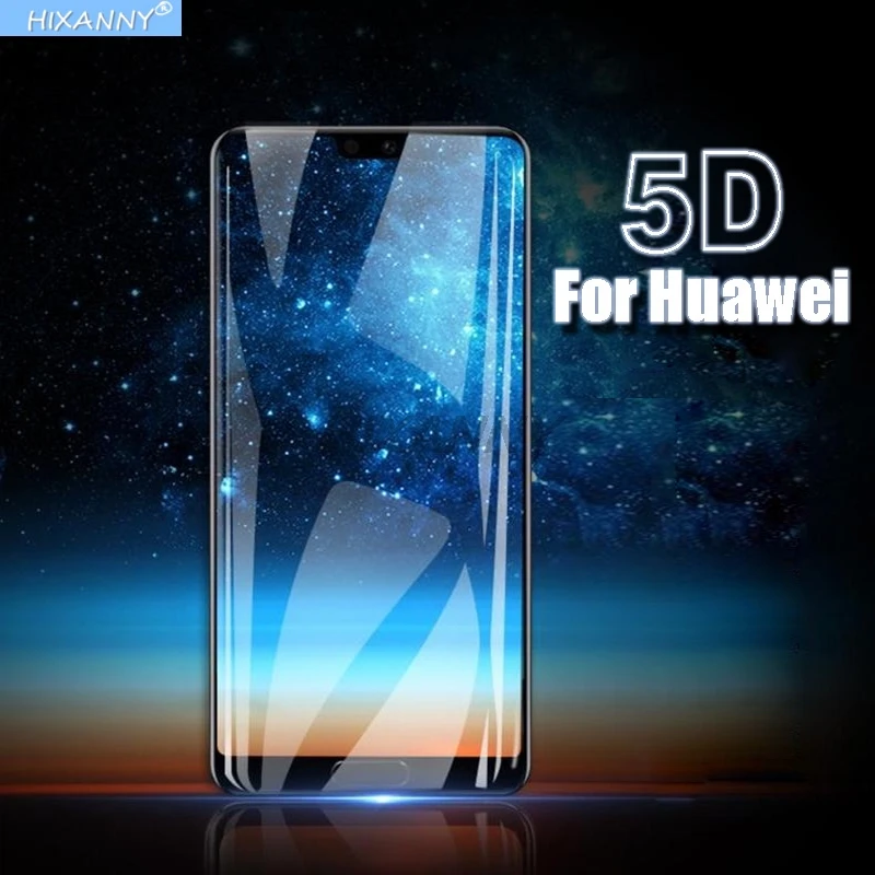 Закаленное Стекло для huawei Коврики 10 Lite полное покрытие 5D изогнутый край Экран