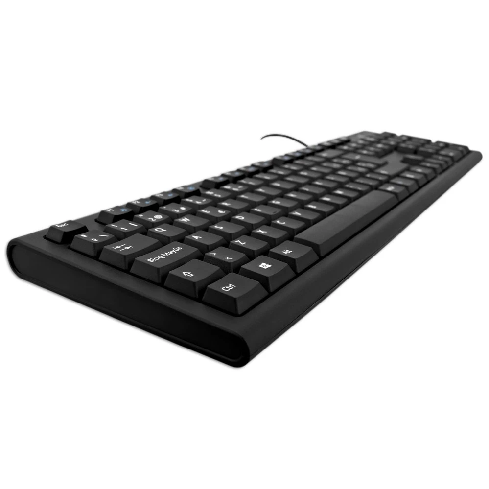 Клавиатура с V7 USB/PS2 cable &amp #8211 ES Стандартный Проводной USB Механическая QWERTY черный |