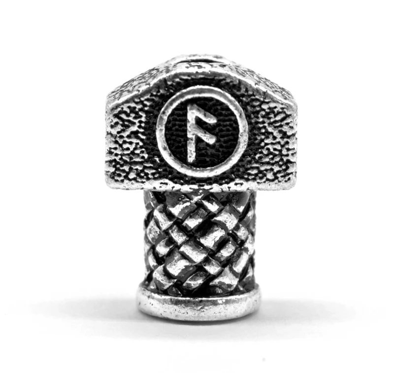 1 шт. высшего веса руны викингов молоток бусины для браслетов кулона ожерелье DIY