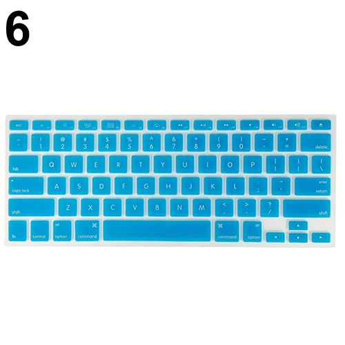 Клавиатура мягкий чехол для Apple MacBook Air Pro Retina 13/15/17 дюймов Защитная крышка