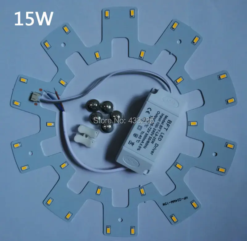 Хит! Круглая Светодиодная панель AC85-265V SMD5730 круглая потолочная с драйвером и
